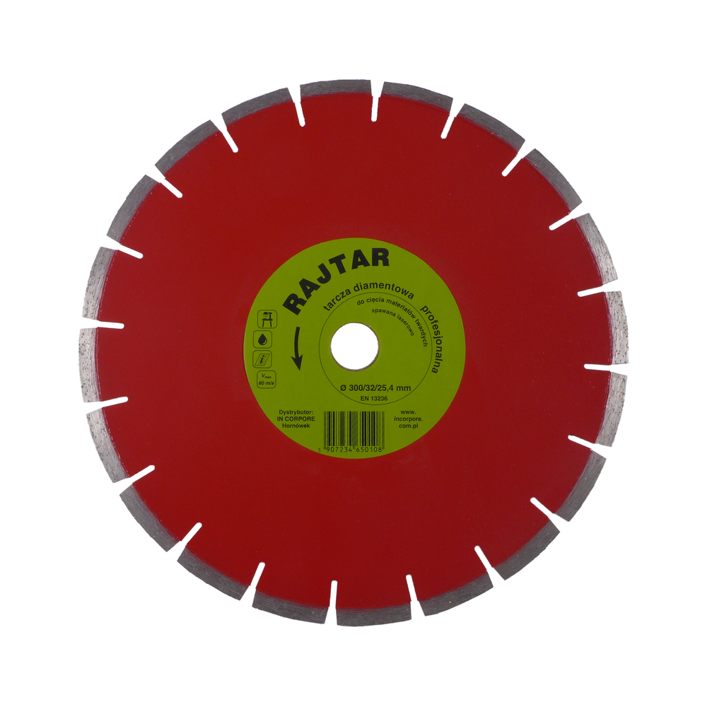 Tarcza diamentowa RAJTAR 300 mm