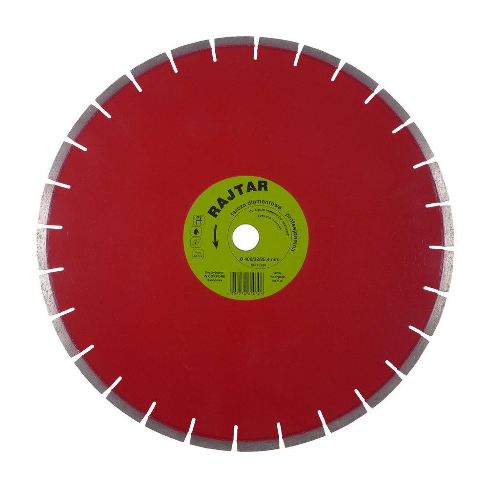 Tarcza diamentowa RAJTAR 400 mm