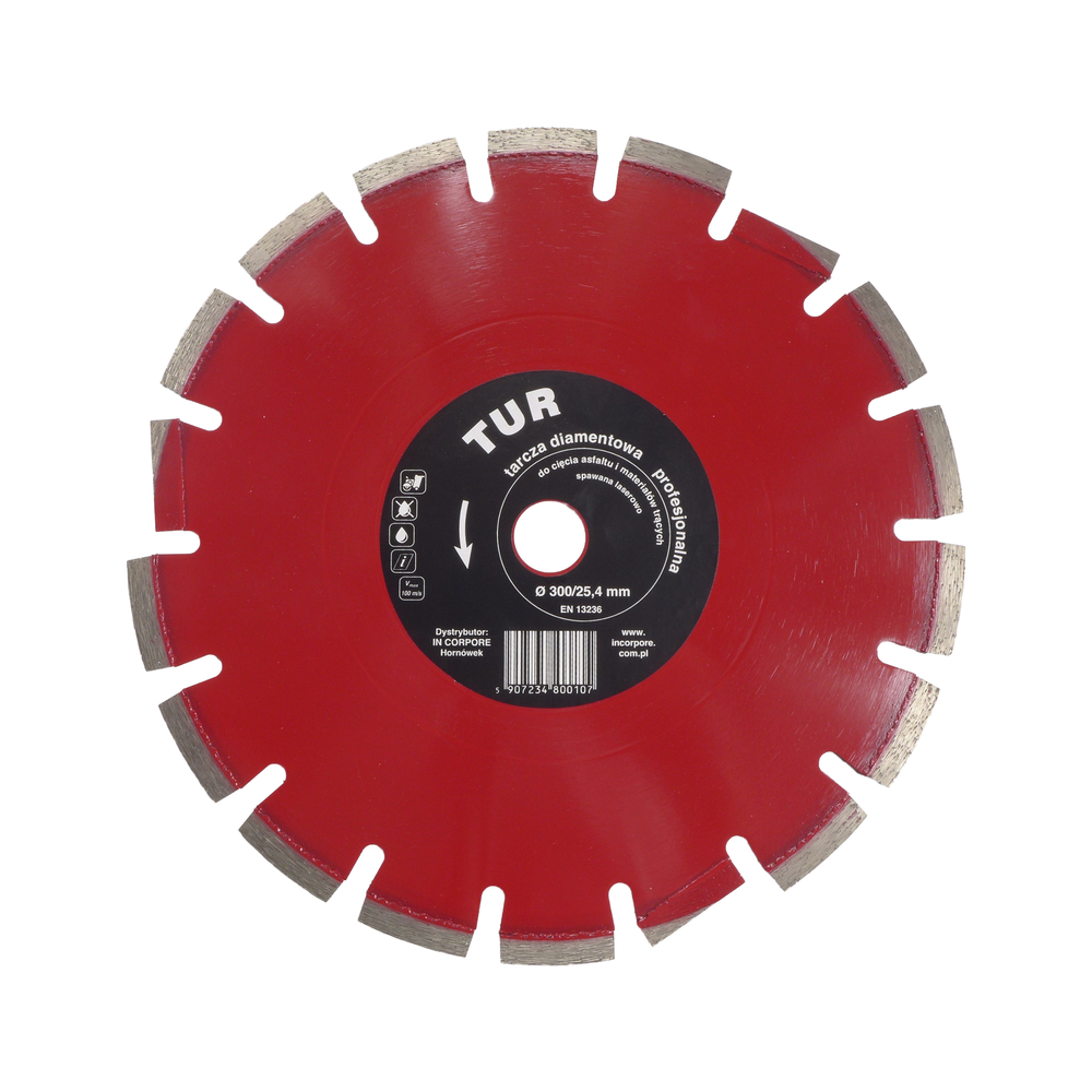 Tarcza diamentowa TUR 300 mm