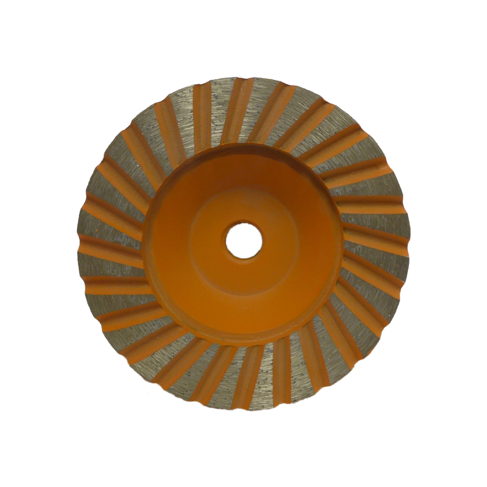 Głowica diamentowa 100 mm TURBO M14 pomarańczowa