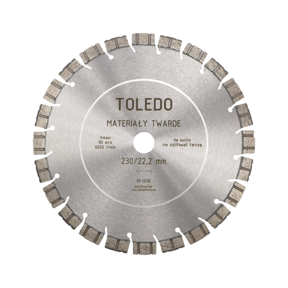 Tarcza diamentowa TOLEDO 230 mm granit