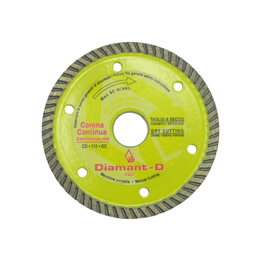 Tarcza diamentowa TURBO 115 mm żółta marmur
