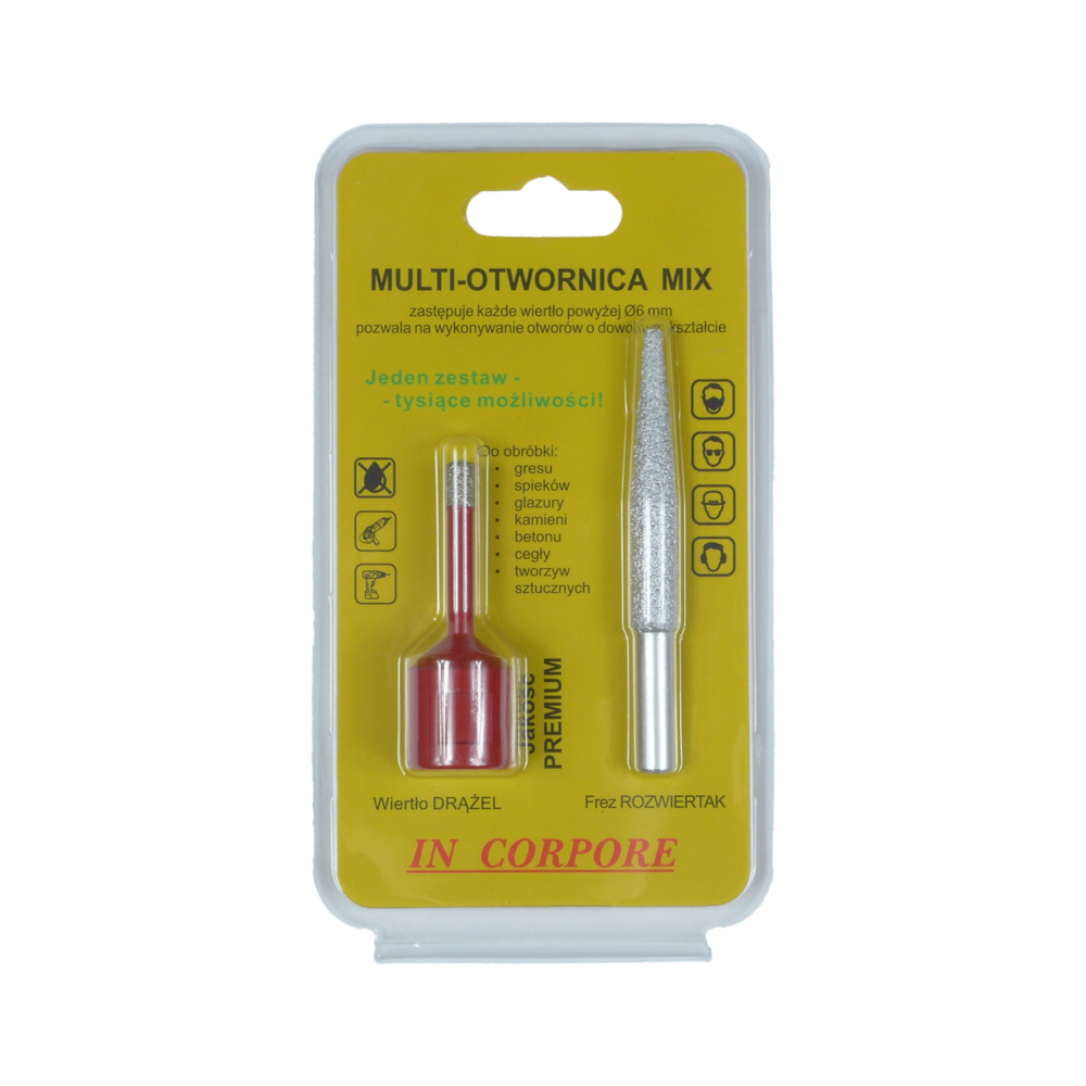 Zestaw MULTI-OTWORNICA MIX (Drążel M14 + Rozwiertak trzpień)