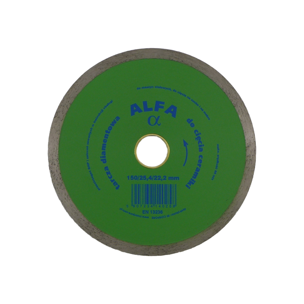 Tarcza diamentowa ALFA 150 mm