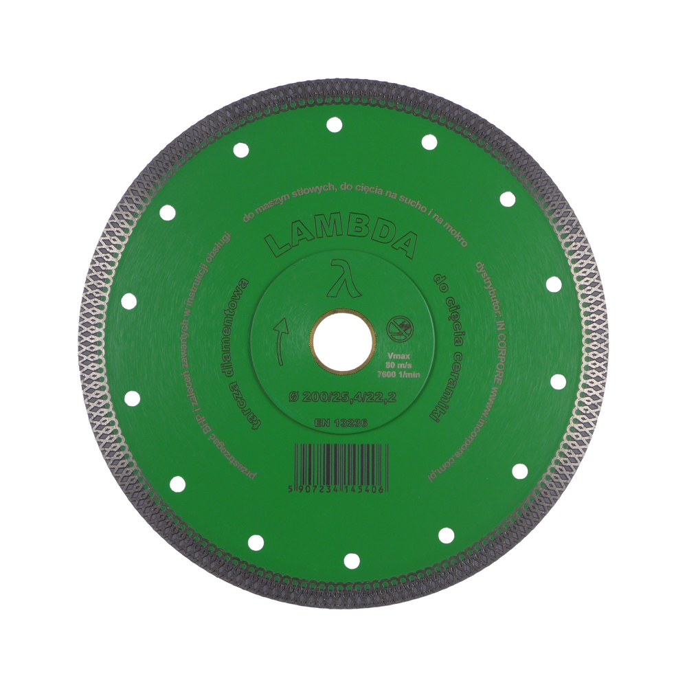 Tarcza diamentowa LAMBDA 200 mm