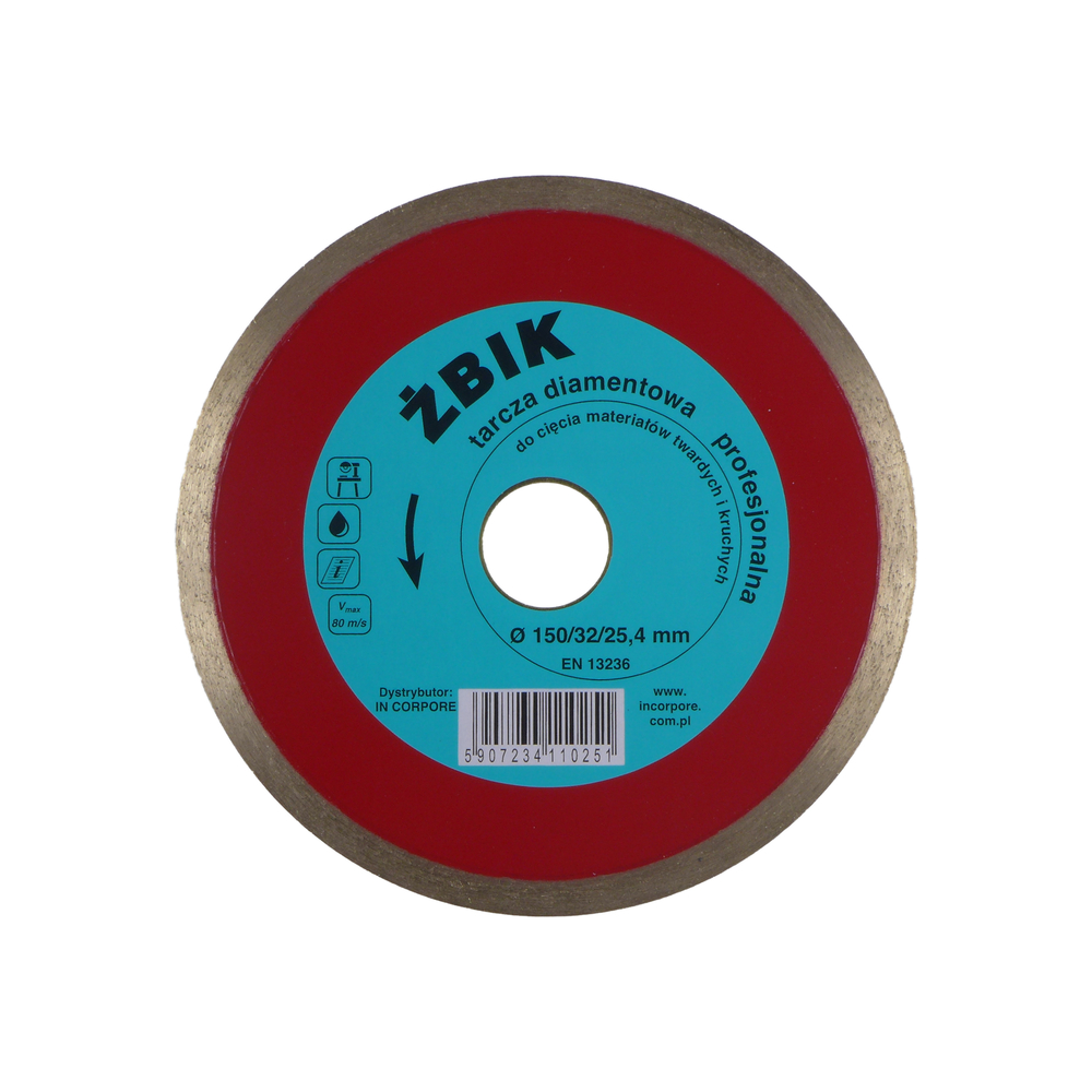 Tarcza diamentowa ŻBIK 150 mm
