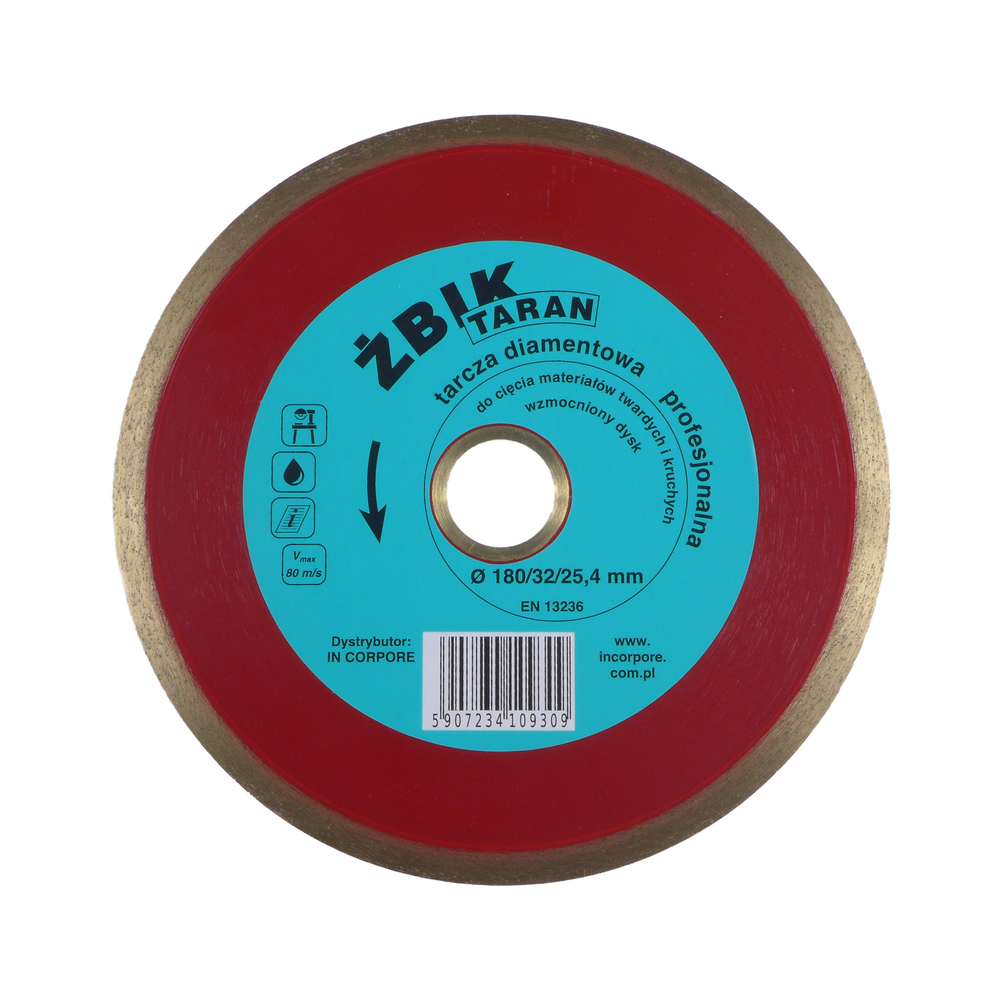 Tarcza diamentowa ŻBIK TARAN 180 mm
