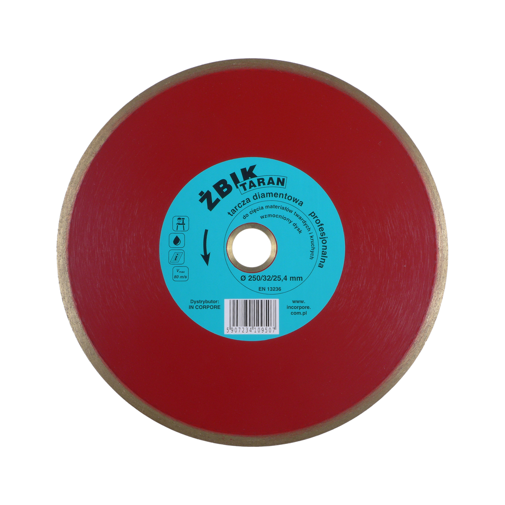 Tarcza diamentowa ŻBIK TARAN 250 mm