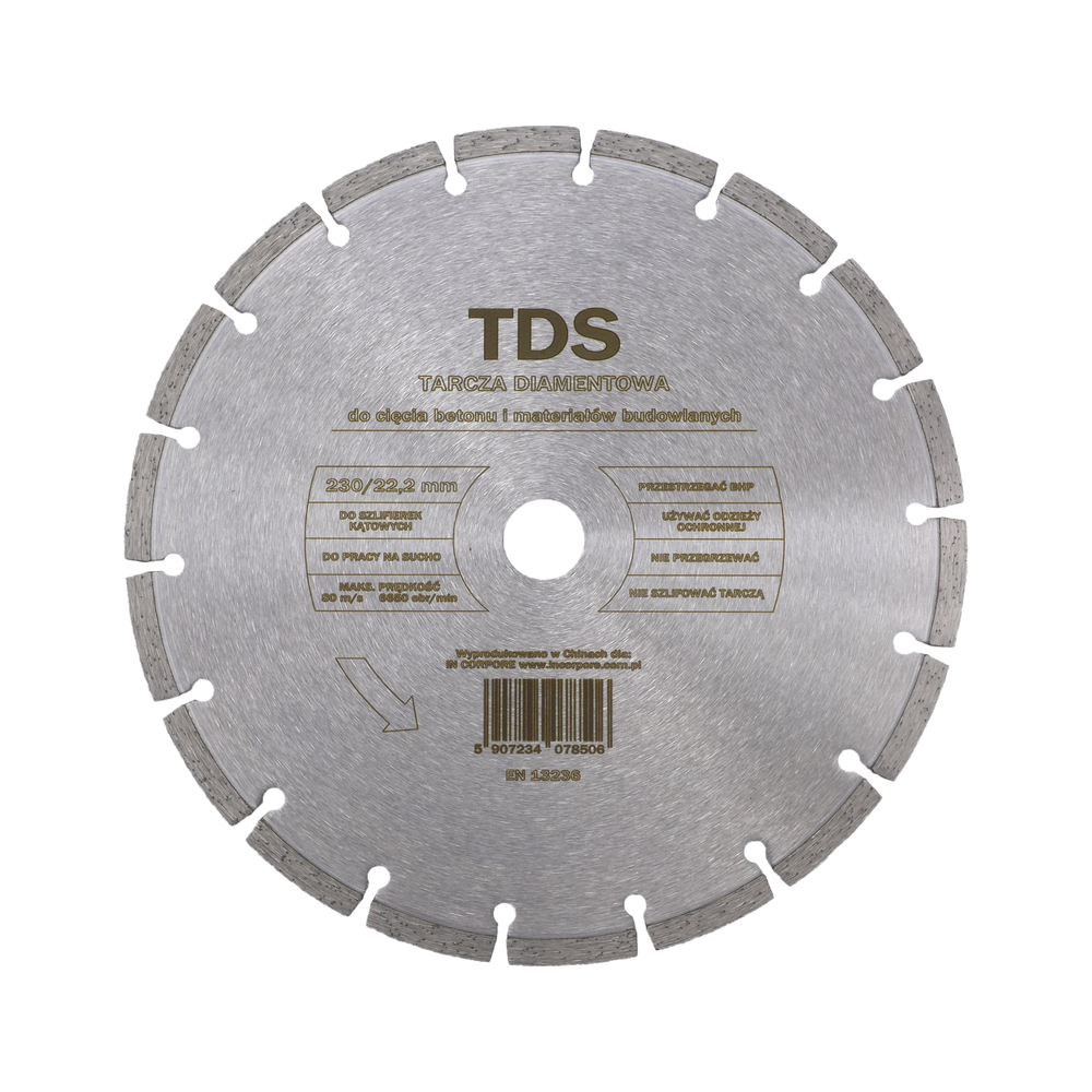 Tarcza diamentowa TDS 230 mm