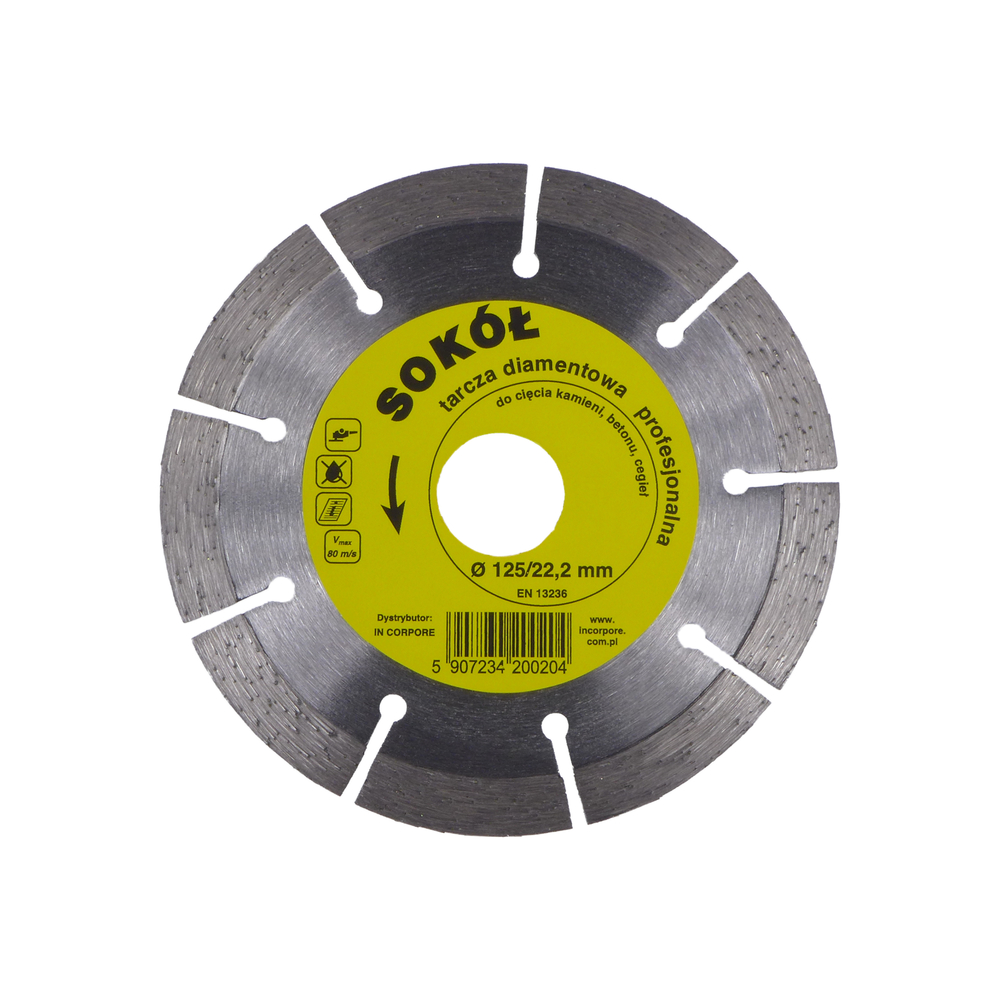 Tarcza diamentowa SOKÓŁ 125 mm