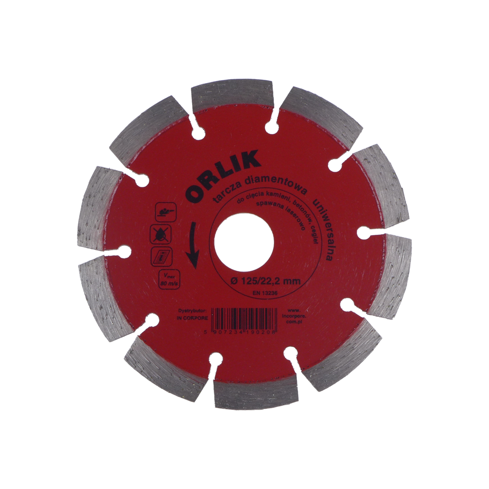 Tarcza diamentowa ORLIK 125 mm
