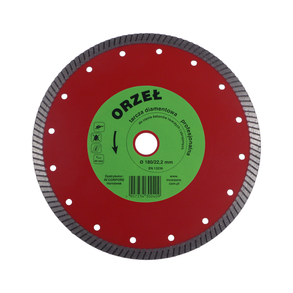 Tarcza diamentowa ORZEŁ 180 mm