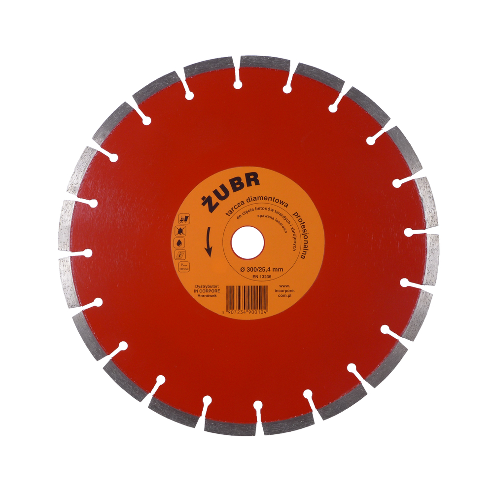 Tarcza diamentowa ŻUBR 300 mm