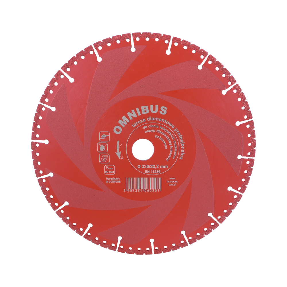 Tarcza OMNIBUS 230 mm z nasypem diamentowym