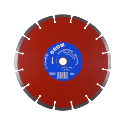 Tarcza diamentowa GROM 300 mm