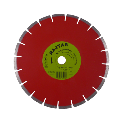 Tarcza diamentowa RAJTAR 300 mm
