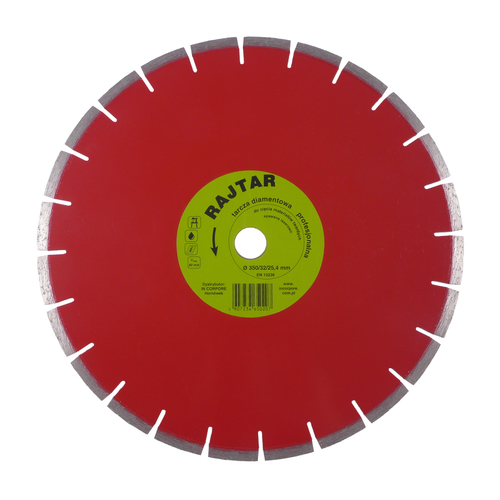 Tarcza diamentowa RAJTAR 350 mm