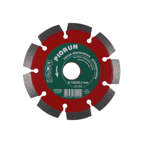 Tarcza diamentowa PIORUN 125 mm