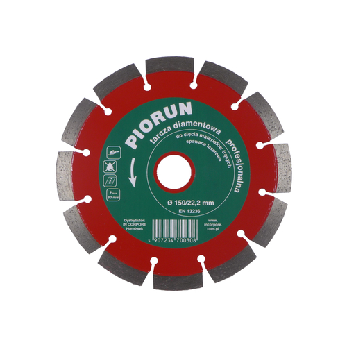 Tarcza diamentowa PIORUN 150 mm