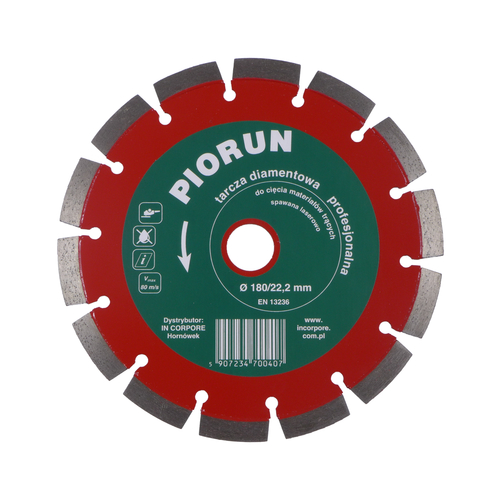 Tarcza diamentowa PIORUN 180 mm