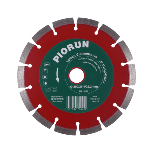 Tarcza diamentowa PIORUN 200 mm