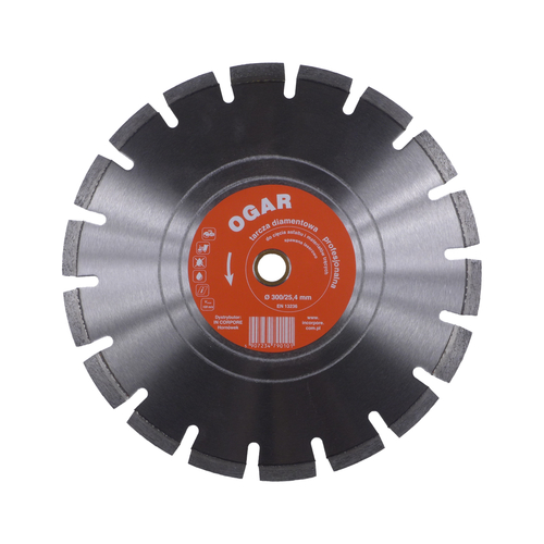 Tarcza diamentowa OGAR 300 mm