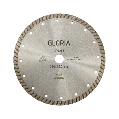 Tarcza diamentowa GLORIA 230 mm granit