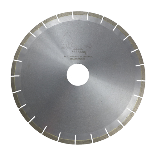 Tarcza diamentowa BLITZ 350 mm granit cicha DIAMANT-D