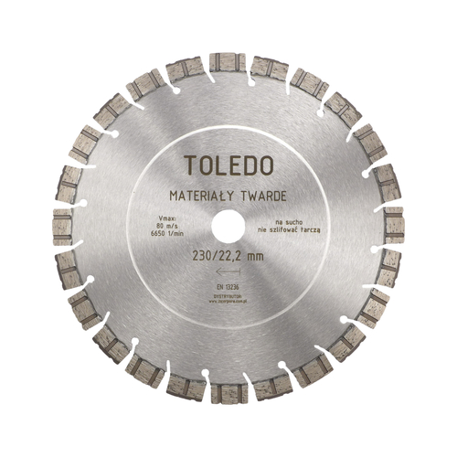 Tarcza diamentowa TOLEDO 230 mm granit