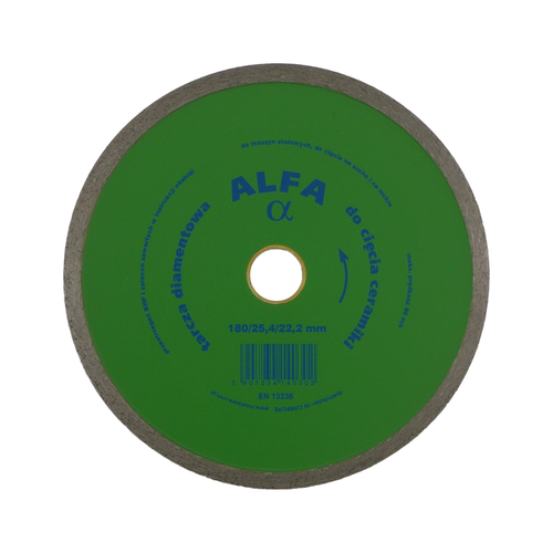 Tarcza diamentowa ALFA 180 mm