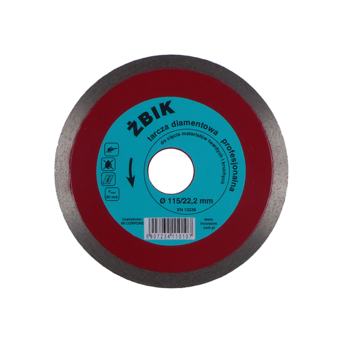 Tarcza diamentowa ŻBIK 115 mm