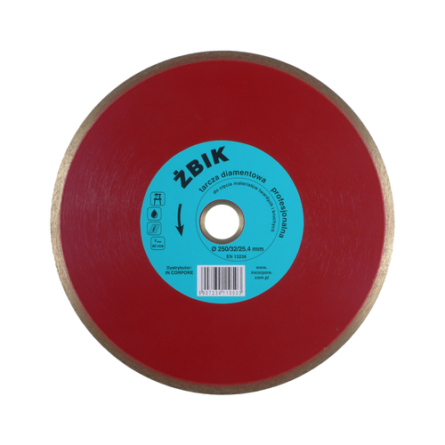Tarcza diamentowa ŻBIK 250 mm