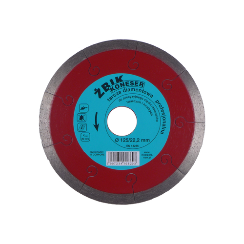 Tarcza diamentowa ŻBIK KONESER 125 mm