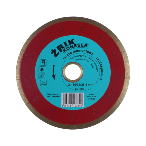 Tarcza diamentowa ŻBIK KONESER 180 mm