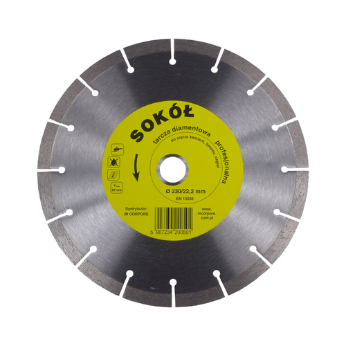 Tarcza diamentowa SOKÓŁ 230 mm