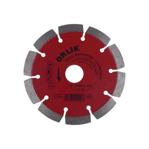 Tarcza diamentowa ORLIK 125 mm
