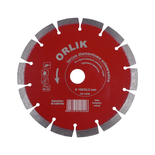 Tarcza diamentowa ORLIK 180 mm
