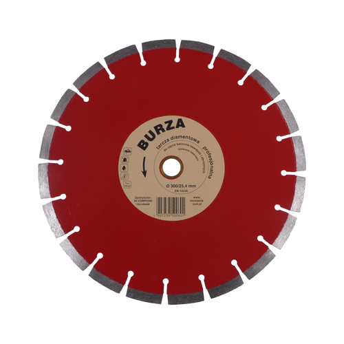 Tarcza diamentowa BURZA 300 mm