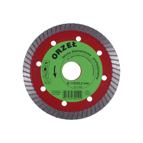 Tarcza diamentowa ORZEŁ 115 mm