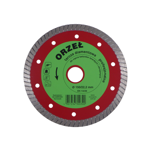 Tarcza diamentowa ORZEŁ 150 mm