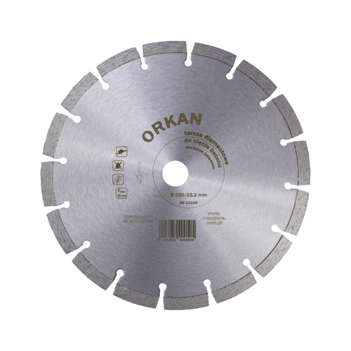 Tarcza diamentowa ORKAN 230 mm