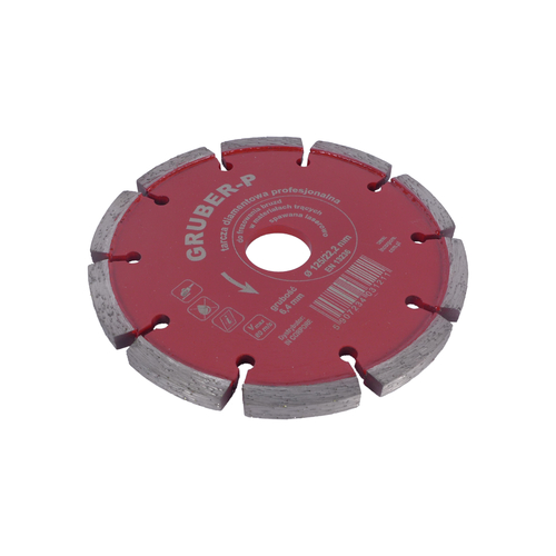 Tarcza diamentowa GRUBER P 125/6,4 mm
