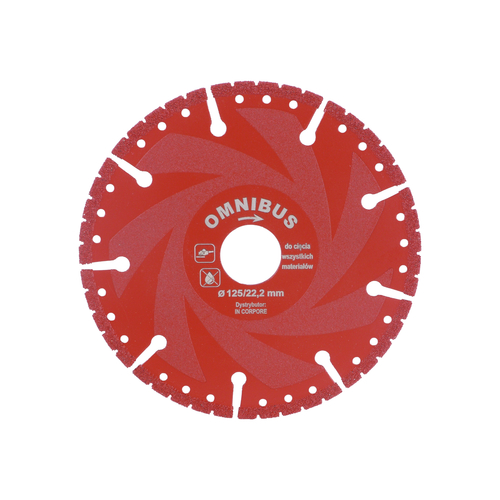 Tarcza OMNIBUS 125 mm z nasypem diamentowym